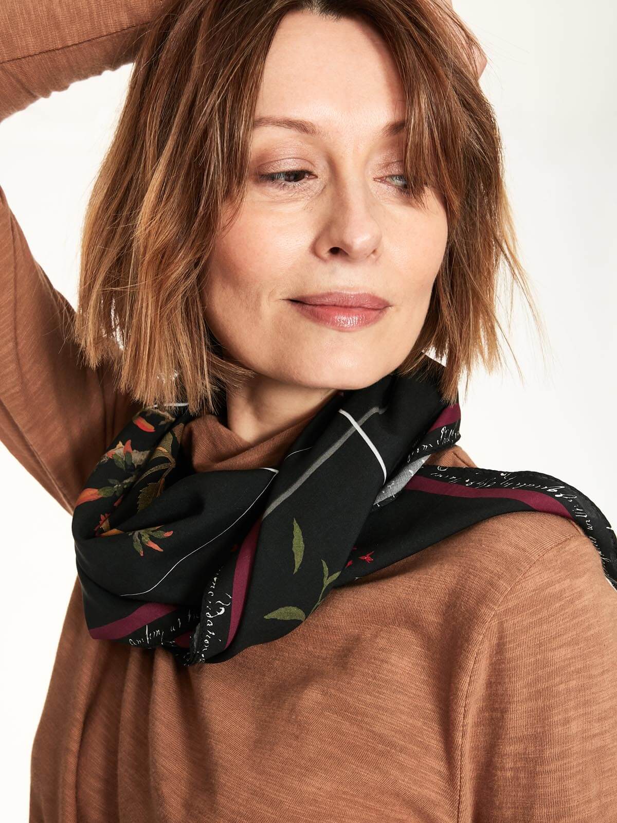 Elsie Print Tencel Scarf Gift Box