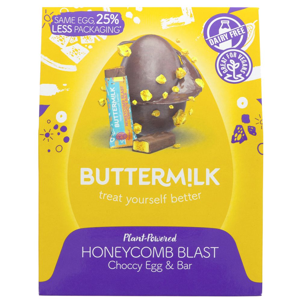 Buttermilk Honeycomb Choccy Egg and Bar