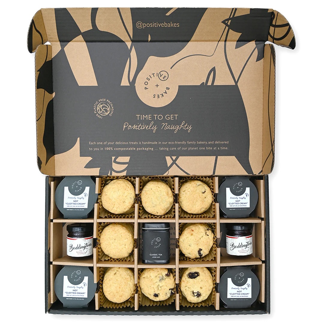 Cream Tea Gift box by Positive Bakes 