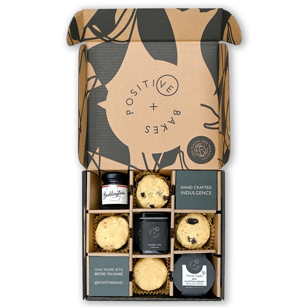 Cream Tea Gift box by Positive Bakes 