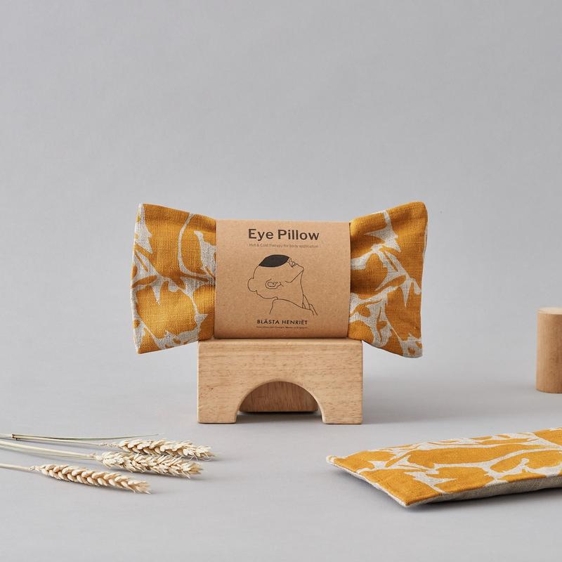 Eye Pillow - Mustard Yellow Linen