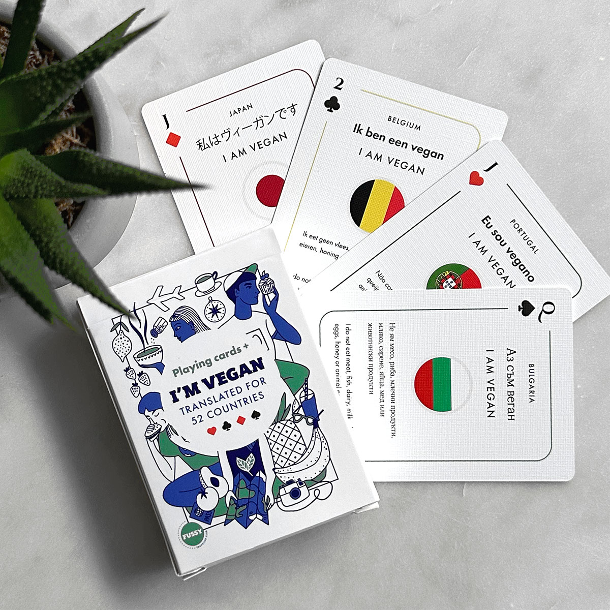 Fussy Vegan Playing Cards