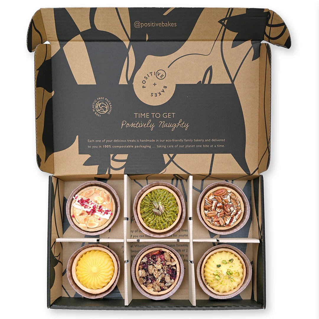 Luxury Sharing Tart Selection Gift Box from Positive Bakes
