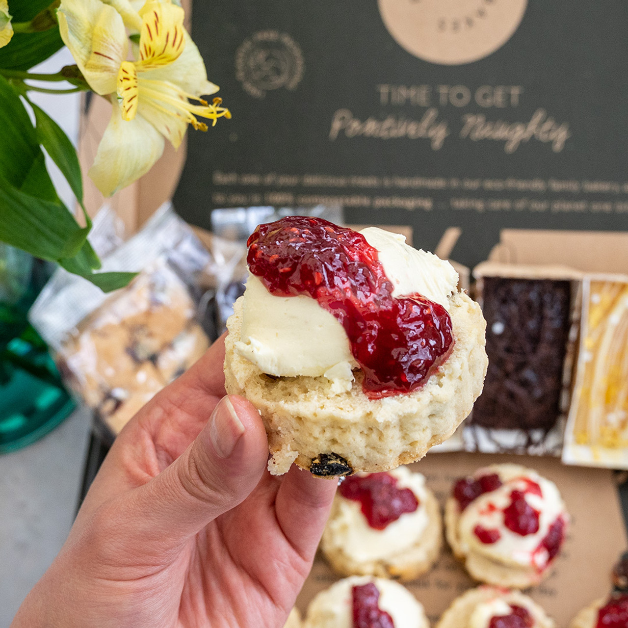 Mother's Day Afternoon Tea Gift Set by Positive Bakes