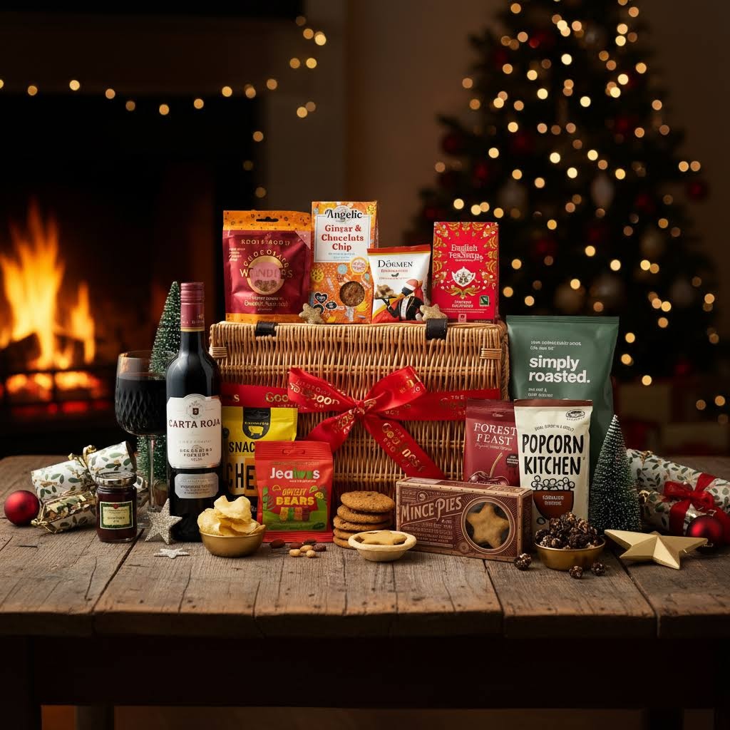 Artisan Christmas Wicker Hamper