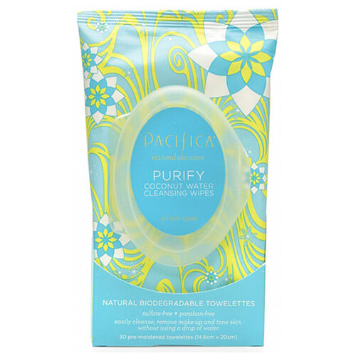 Pacifica Coconut Water Cleansing Wipes - 30 Wipes