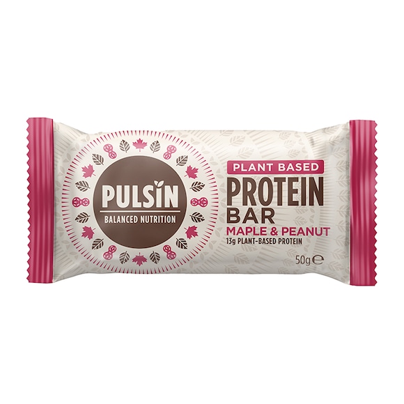 Pulsin Maple And Peanut Protein Bar 50g (case of 18)