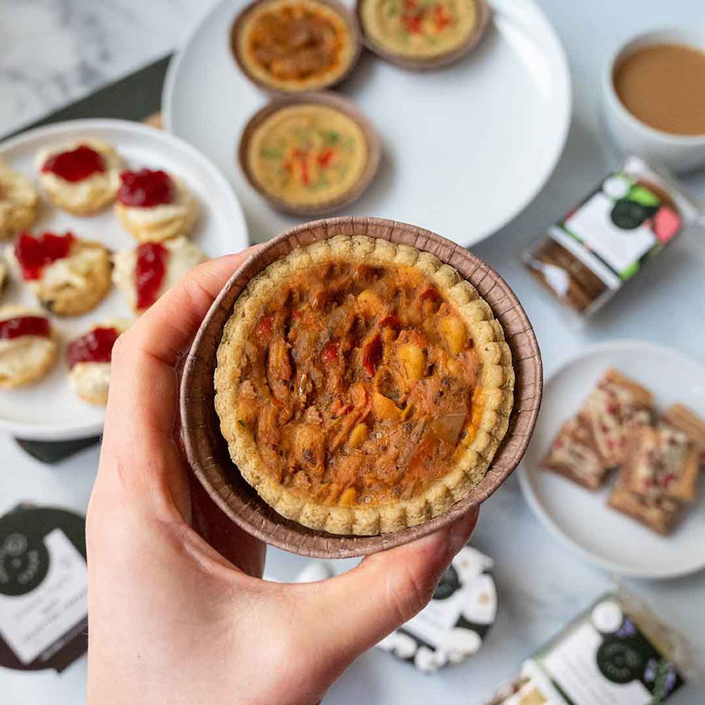 Positive Bakes Sweet & Savoury Afternoon Tea Hamper - Luxurious Gluten Free, Dairy Free, Eggless Home Delight