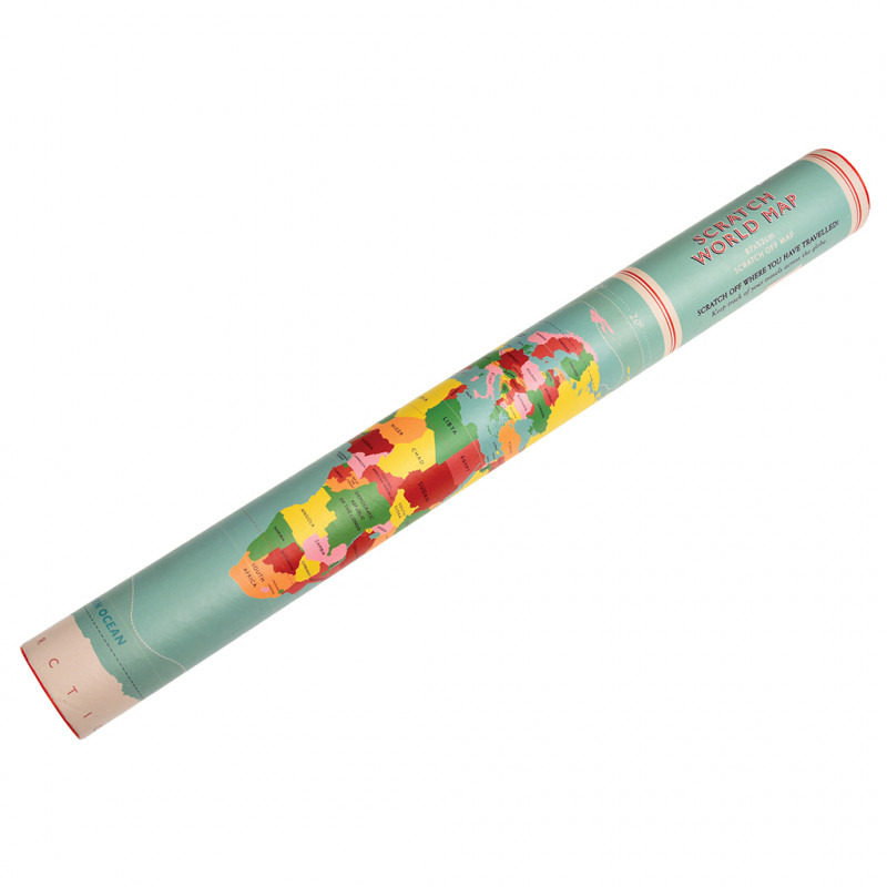 World Scratch Map