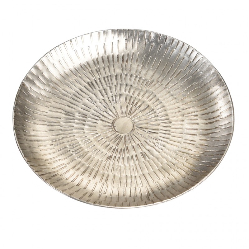 Silvered Brass Jewellery Dish