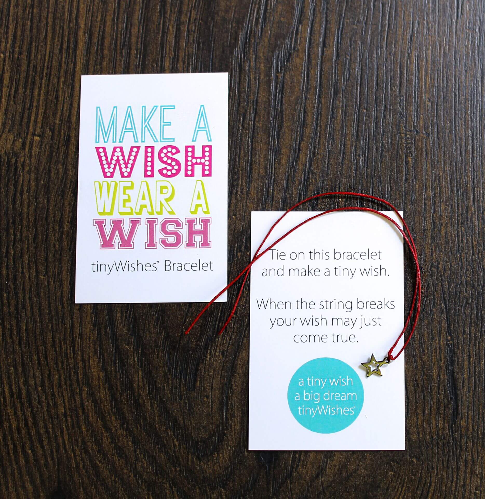 'Make a Wish' Star Charm Wish Bracelet