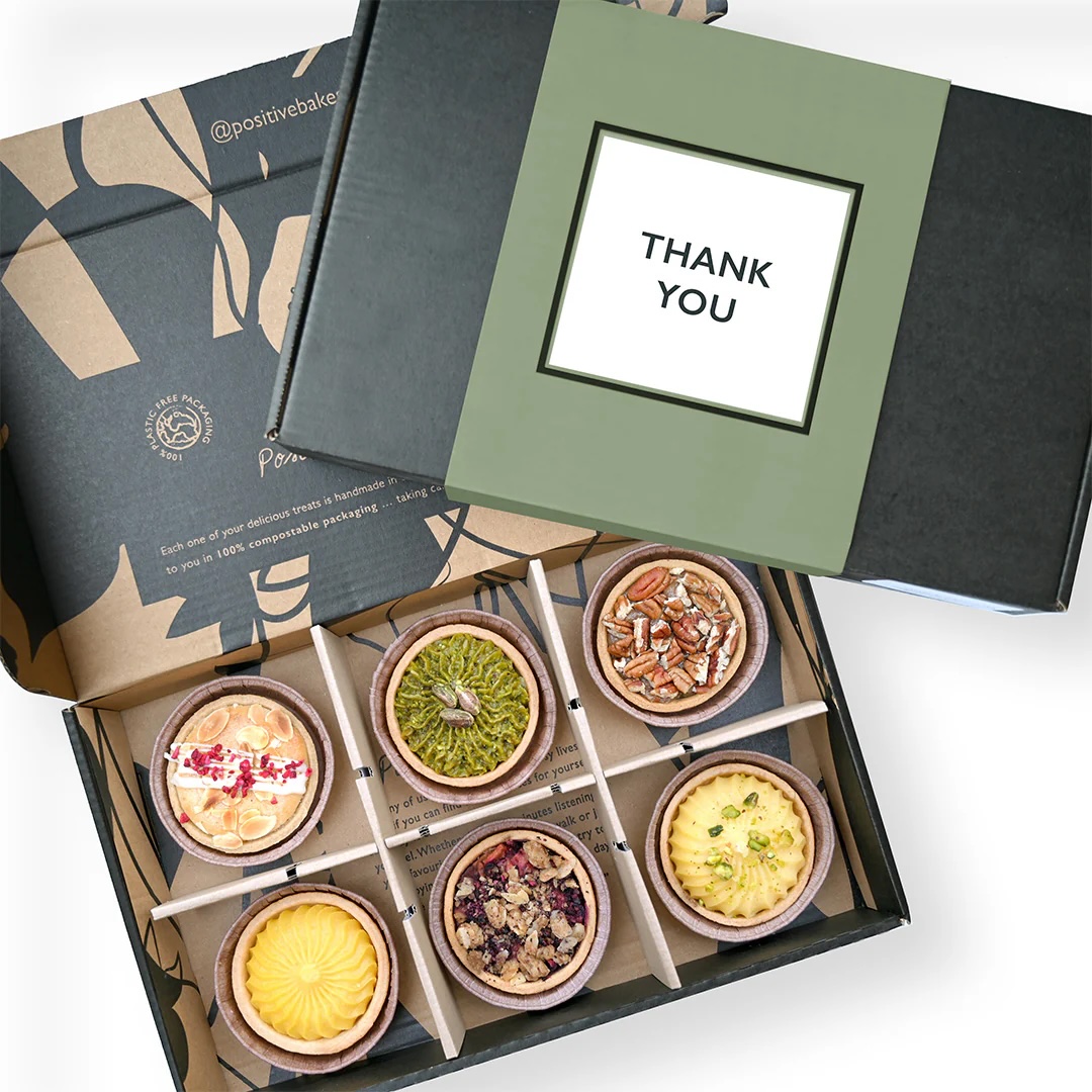 Luxury Sharing Tart Selection Gift Box from Positive Bakes