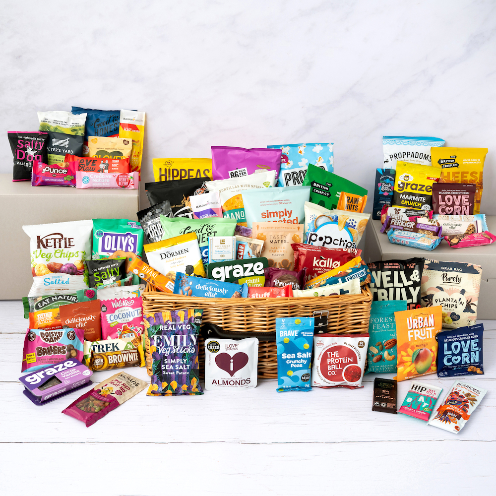 Team Treats Wicker hamper 