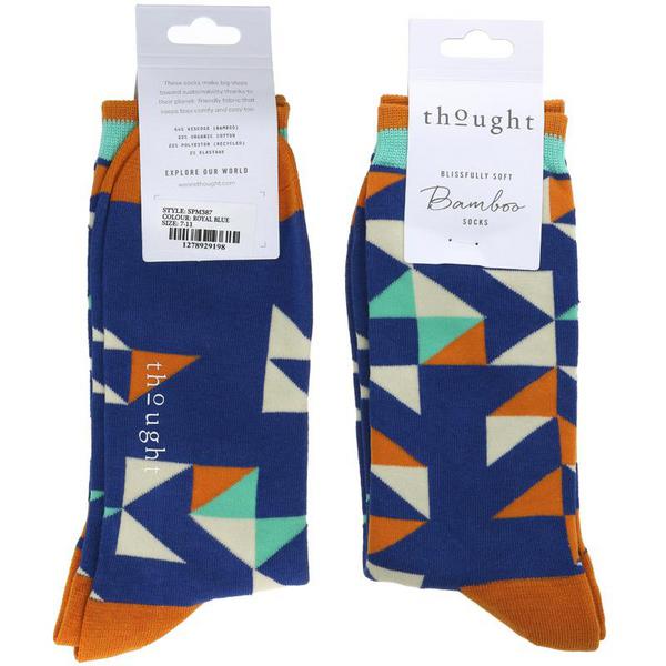 Triangle Bamboo Socks by Thought (size 7-11)