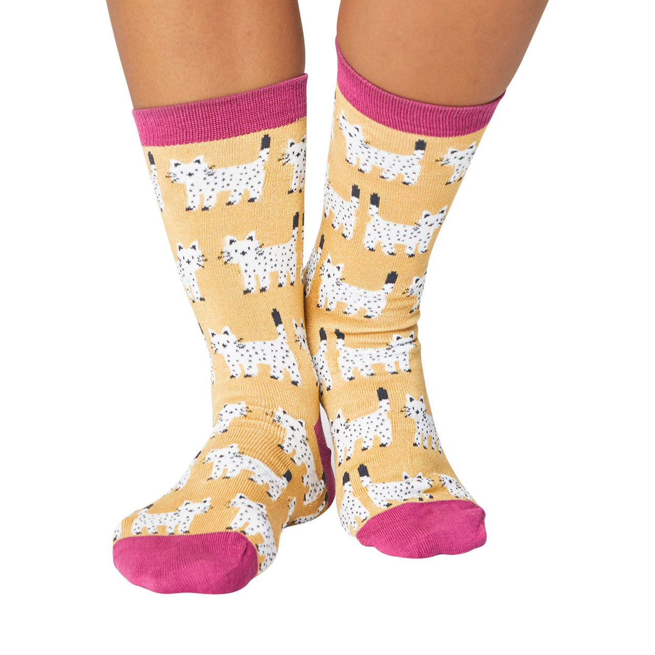Cute Cat Bamboo Socks by Thought (size 4-7)