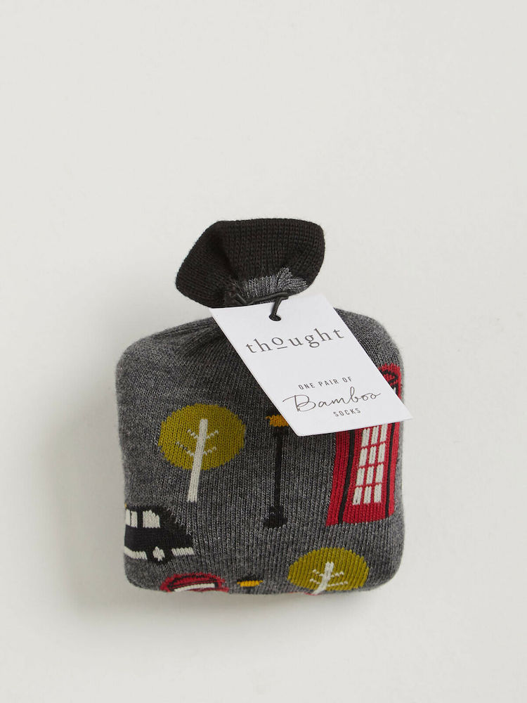 Sightseeing Bamboo Socks In A Bag
