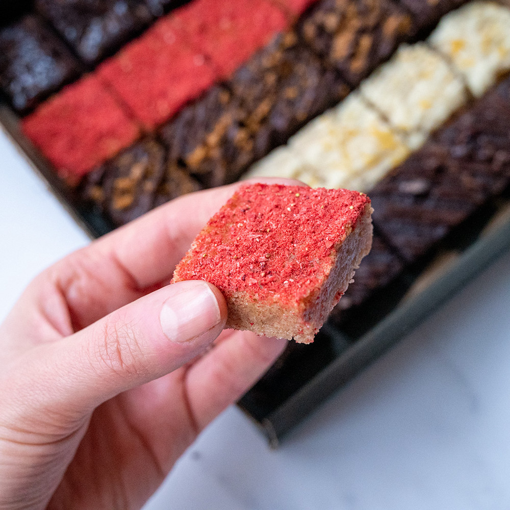Valentines Brownie & Blondie Gift Box from Positive Bakes 