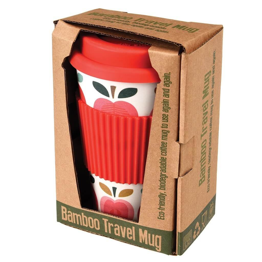 Vintage Apple Bamboo Travel Mug