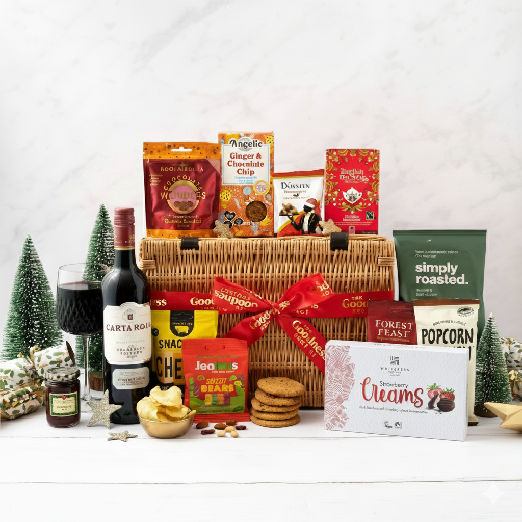 Artisan Christmas Wicker Hamper