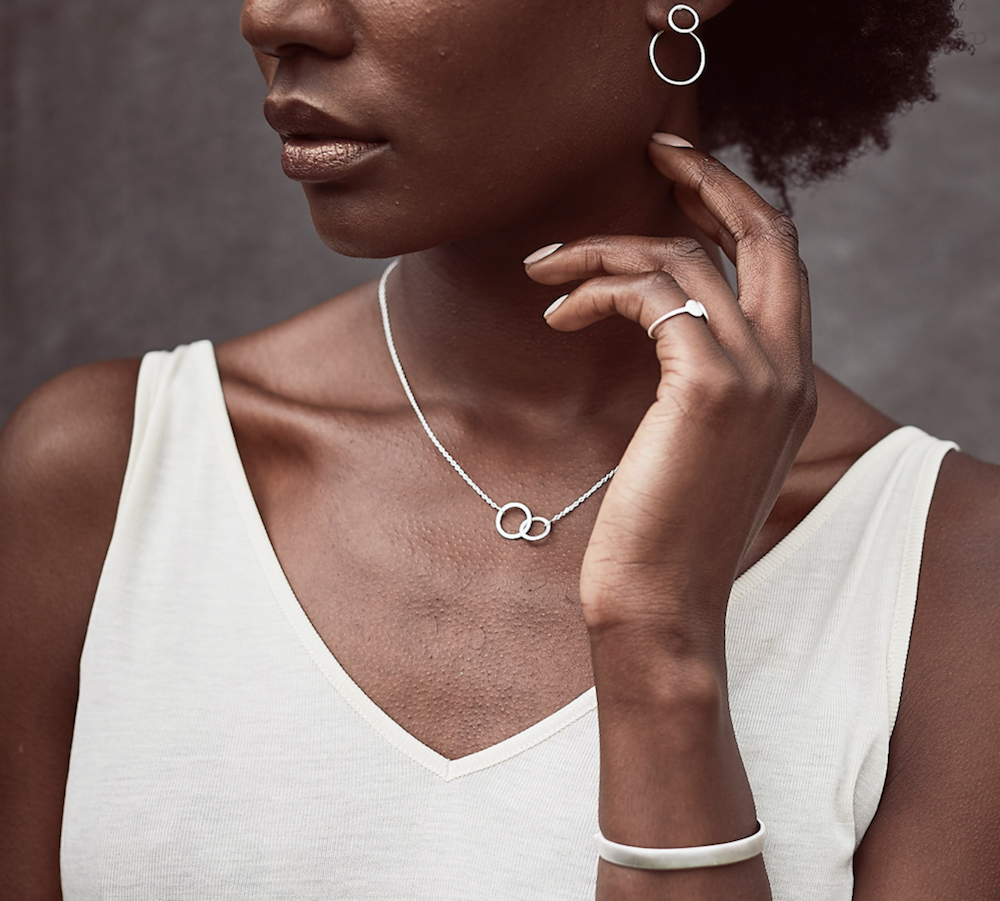 Kavita Eco Necklace - Silver