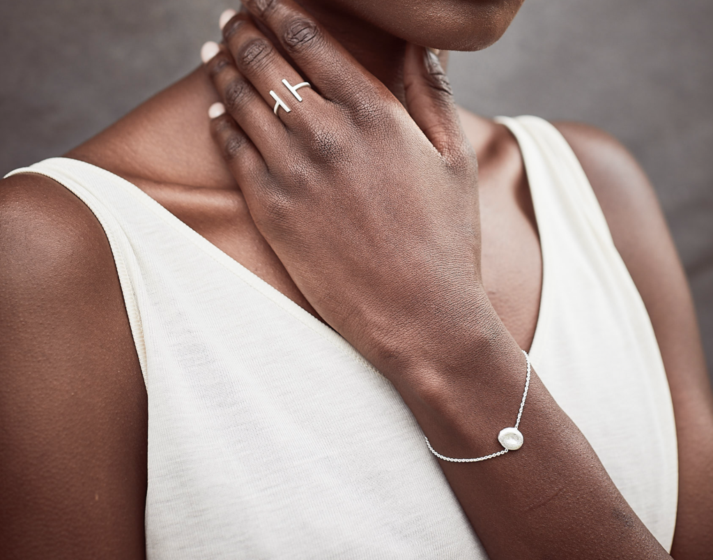 Neena Open Ring - Silver