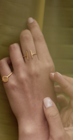 Neena Open Ring - Gold