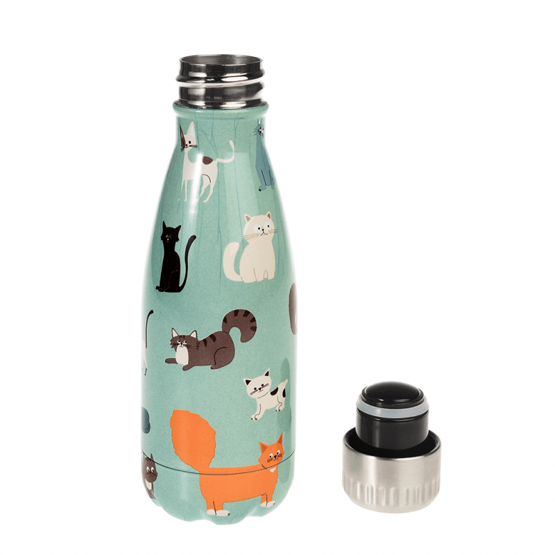 Nine Lives Cats Stainless Steel Eco Bottle 