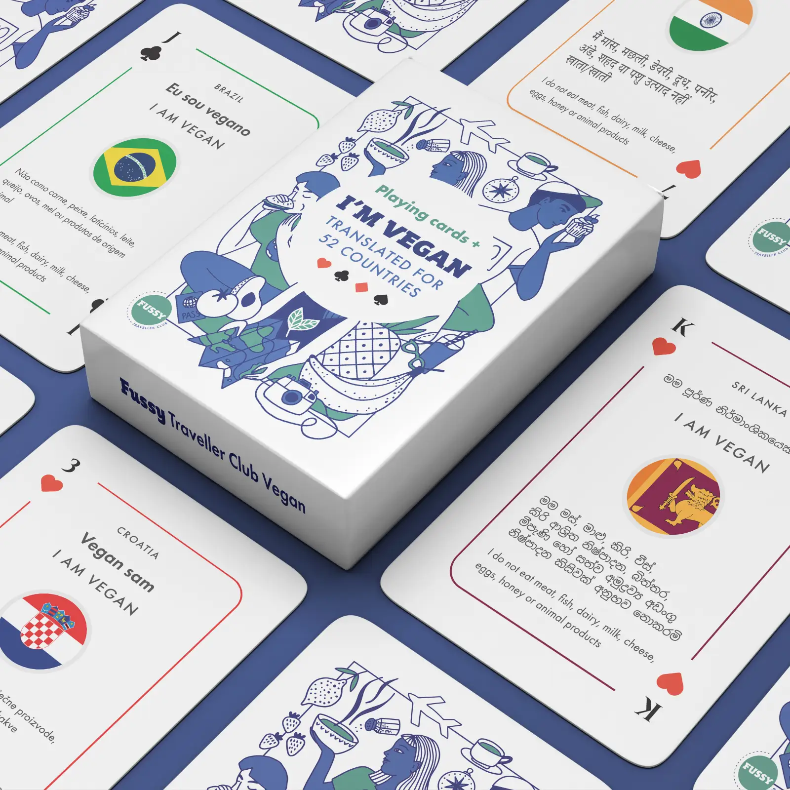 Fussy Vegan Playing Cards