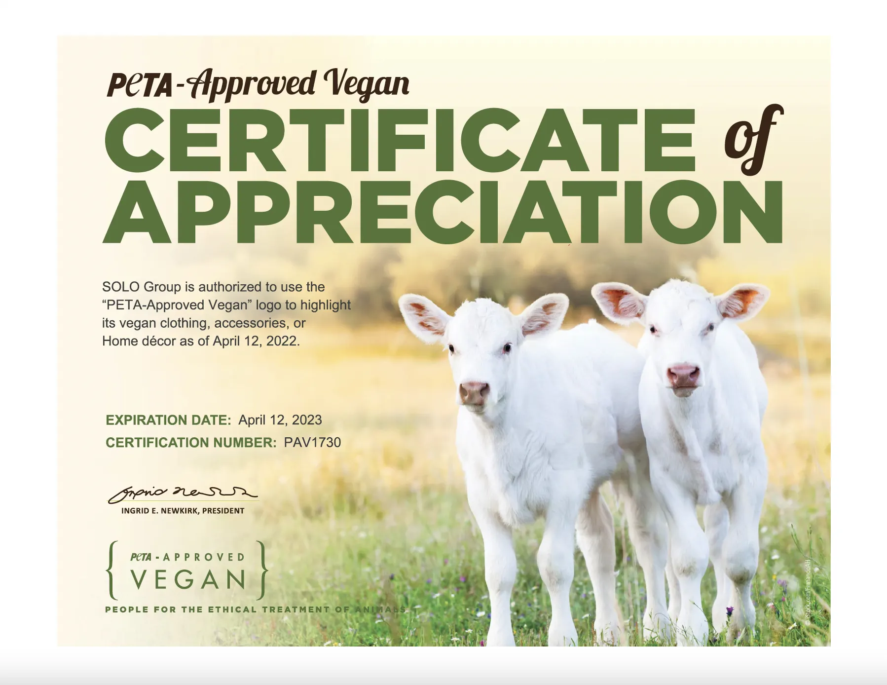 Sol's Imperial Vegan T-Shirt