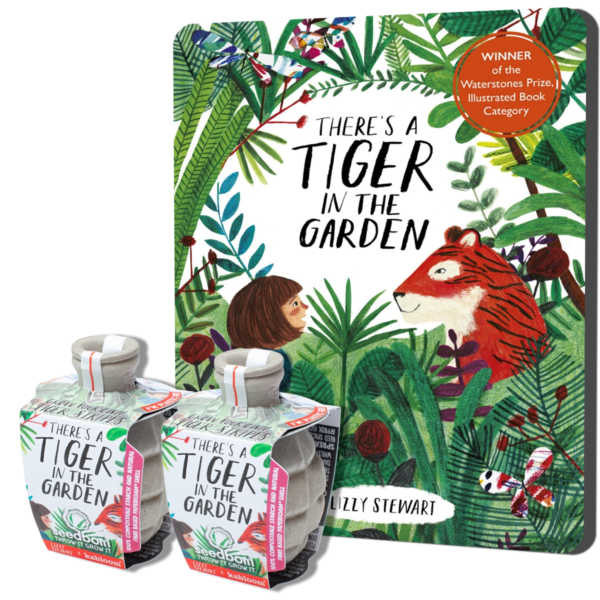 Tigerbom Seedbom & Book Set