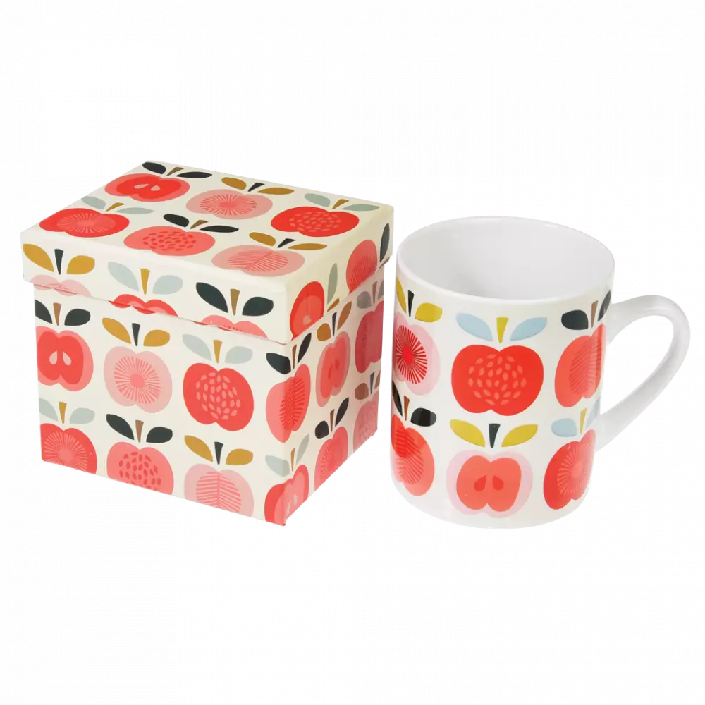 Vintage Apple Mug in Gift box